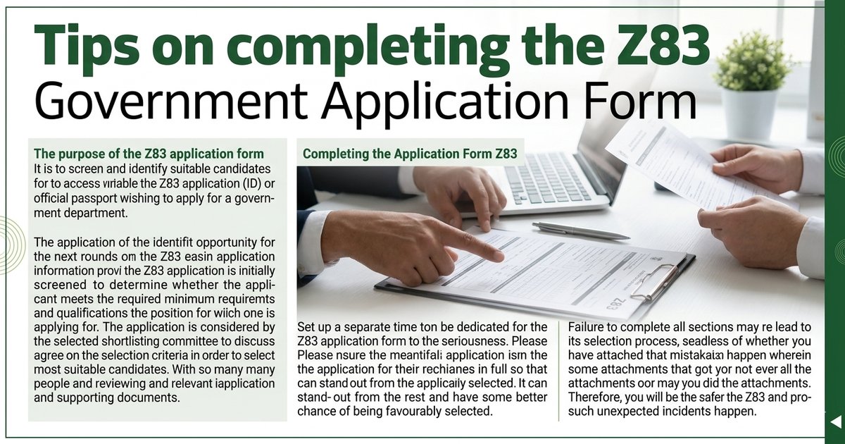 Understanding the New Z83 Form in South Africa