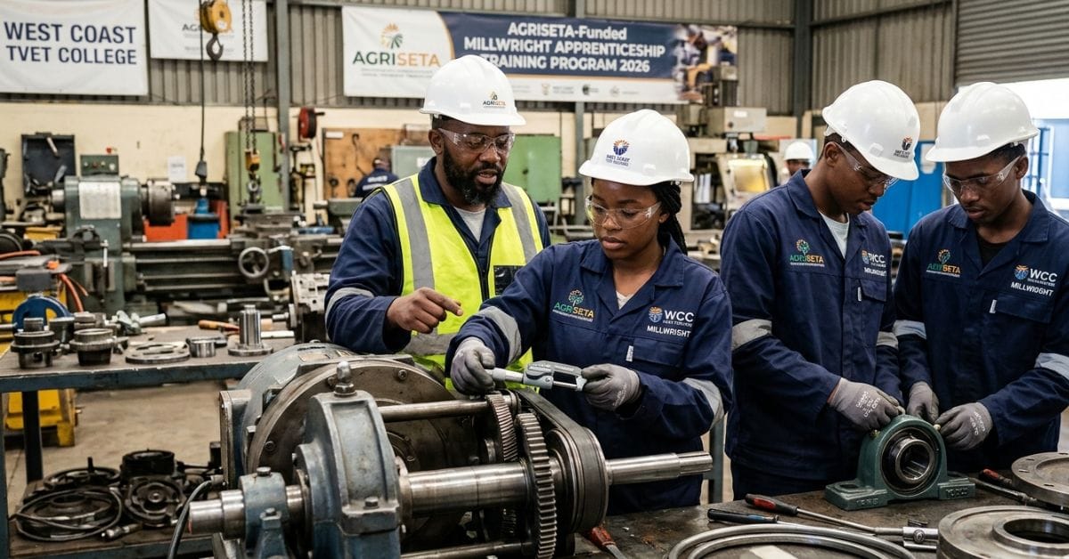 West Coast TVET College AGRISETA Millwright Apprenticeship 2026