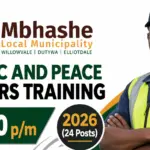 Mbhashe Municipality Traffic Trainees and Peace Officer Programme 2026: Earn R5,500 Per Month Mbhashe Municipality Traffic Trainees and Peace Officer Programme 2026