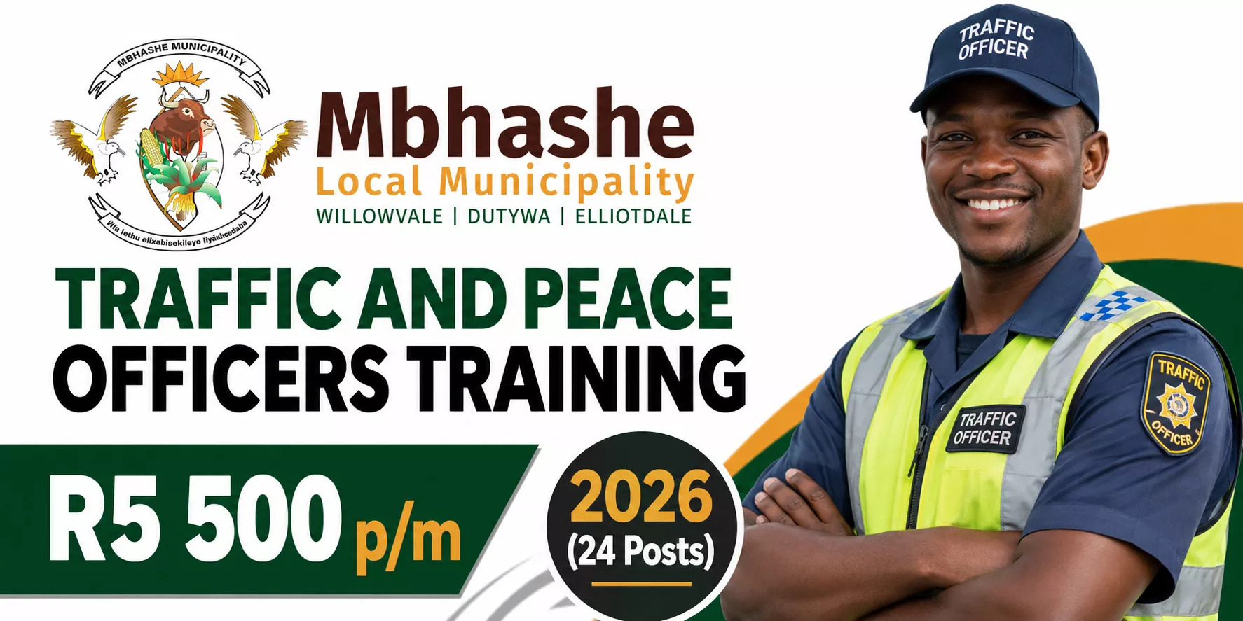Mbhashe Municipality Traffic Trainees and Peace Officer Programme 2026