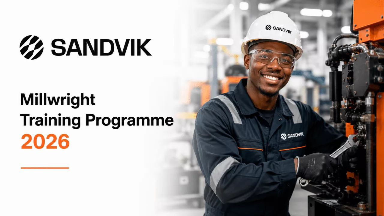 Sandvik Millwright Development Training Programme 2026